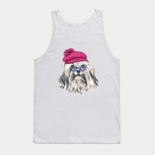 Dog Lion Bichon (Lowchen) Tank Top